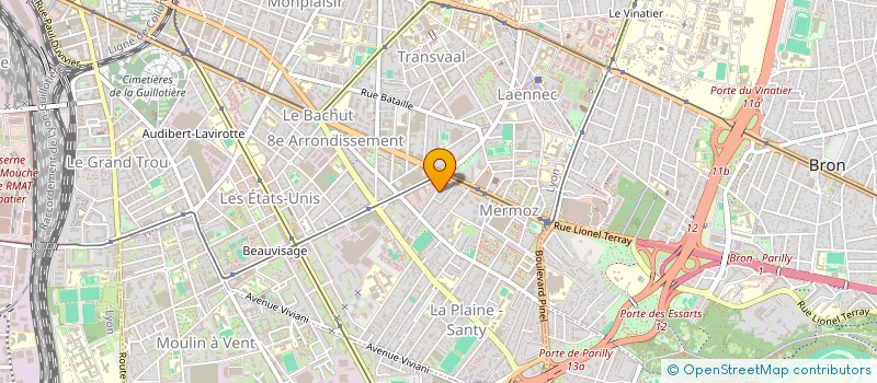 localisation de l'entreprise SCI S.T.L.  LYON