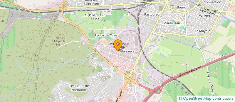 localisation de l'entreprise SCI S.T.L à NARBONNE