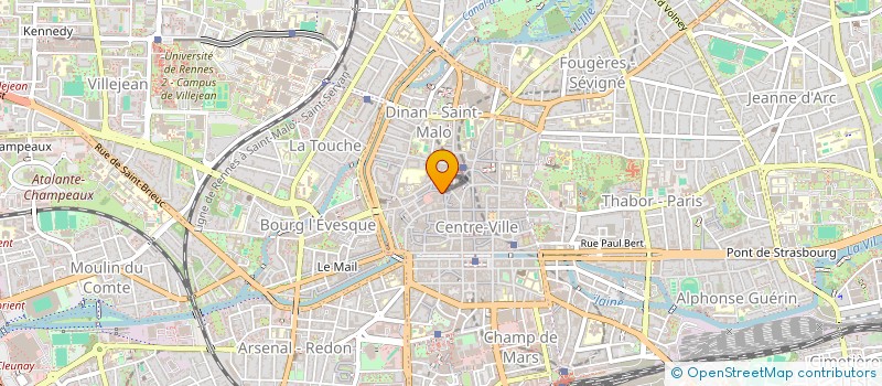 localisation de l'entreprise SCI S.T.M.IC.  RENNES