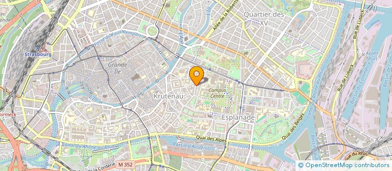 localisation de l'entreprise SCI S.T.S.A  STRASBOURG