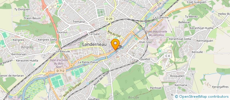 localisation de l'entreprise SCI S'TRAN  LANDERNEAU