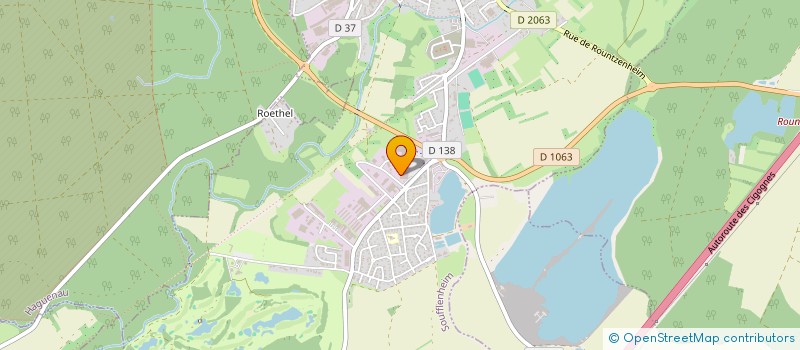 localisation de l'entreprise SCI S U à SOUFFLENHEIM