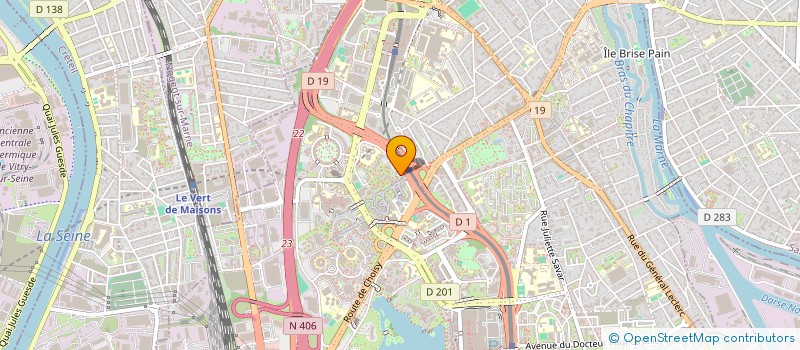 localisation de l'entreprise SCI S.V  CRETEIL