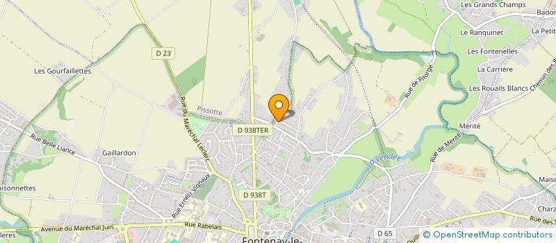 localisation de l'entreprise SCI S.V.  FONTENAY-LE-COMTE