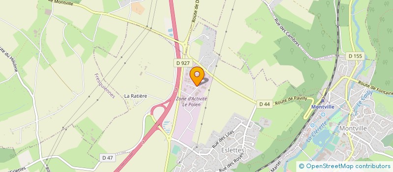 localisation de l'entreprise SCI S&V  ESLETTES