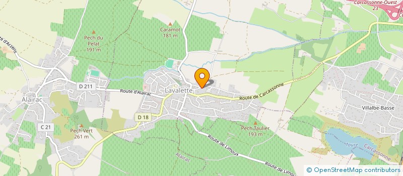 localisation de l'entreprise SCI S.V.A.N.  LAVALETTE