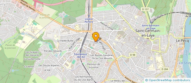 localisation de l'entreprise SCI S.V.P.  SAINT-GERMAIN-EN-LAYE