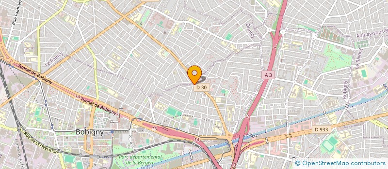 localisation de l'entreprise SCI S V S  BOBIGNY