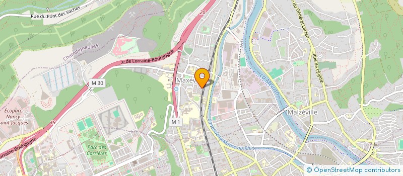 localisation de l'entreprise SCI S.W  MAXEVILLE