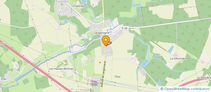 localisation de l'entreprise SCI S.W.B IMMO à CHANCEAUX-SUR-CHOISILLE