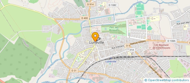 localisation de l'entreprise SCI S.W.DYLAN  LUNEVILLE