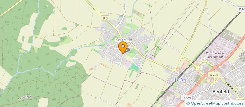 localisation de l'entreprise SCI S'WADELE  KERTZFELD