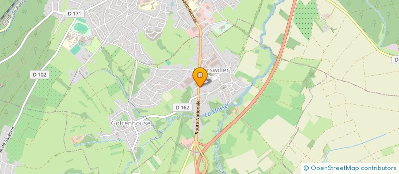 localisation de l'entreprise SCI S.Y.  OTTERSWILLER