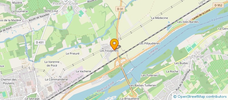 localisation de l'entreprise SCI S.Y.G. IMMOBILIER  POCE-SUR-CISSE