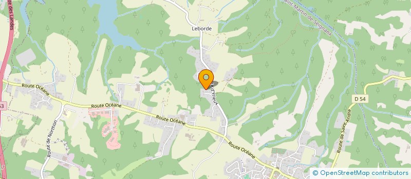 localisation de l'entreprise SCI S.Y.S.  SAINT-MARTIN-DE-SEIGNANX