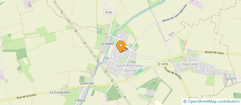 localisation de l'entreprise SCI S2  SAINT-MANVIEU-NORREY