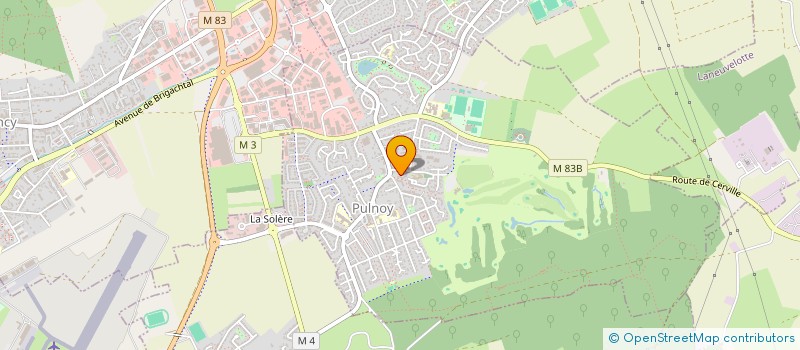 localisation de l'entreprise SCI S2A  PULNOY