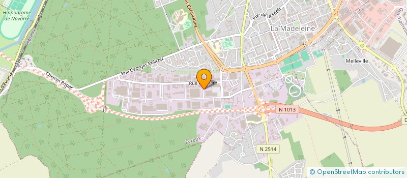 localisation de l'entreprise SCI S2B27  EVREUX