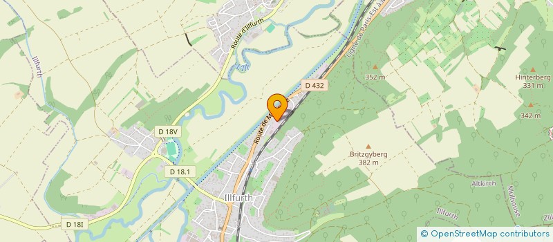 localisation de l'entreprise SCI S2D  ILLFURTH