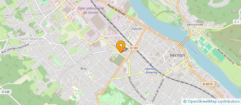 localisation de l'entreprise SCI S2FC  VERNON