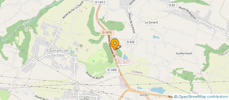 localisation de l'entreprise SCI S2G IMMO  CORBELIN