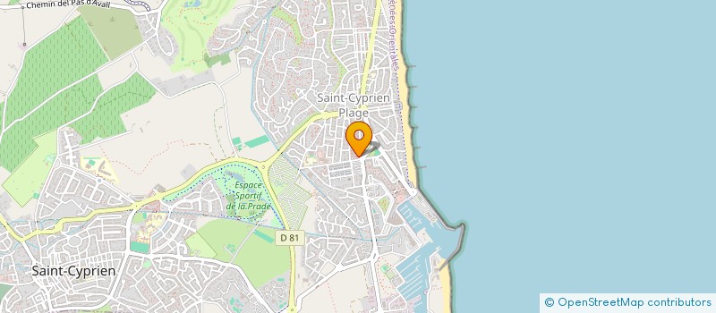 localisation de l'entreprise SCI S2G LE MIRAMAR  SAINT-CYPRIEN