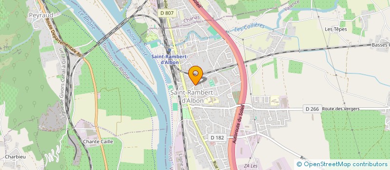 localisation de l'entreprise SCI S2I  SAINT-RAMBERT-D'ALBON