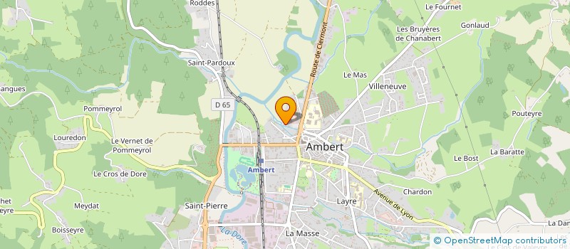 localisation de l'entreprise SCI S2LF  AMBERT