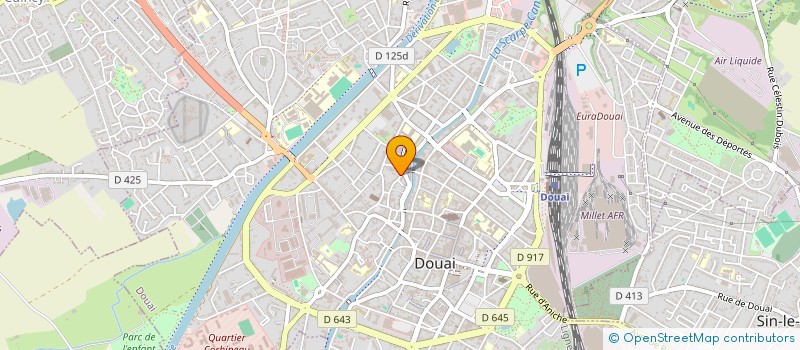 localisation de l'entreprise SCI S2LJ à DOUAI
