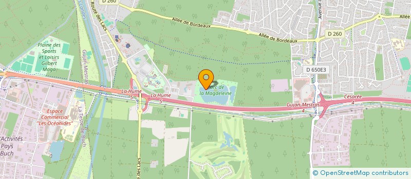 localisation de l'entreprise SCI S2M à LE TEICH