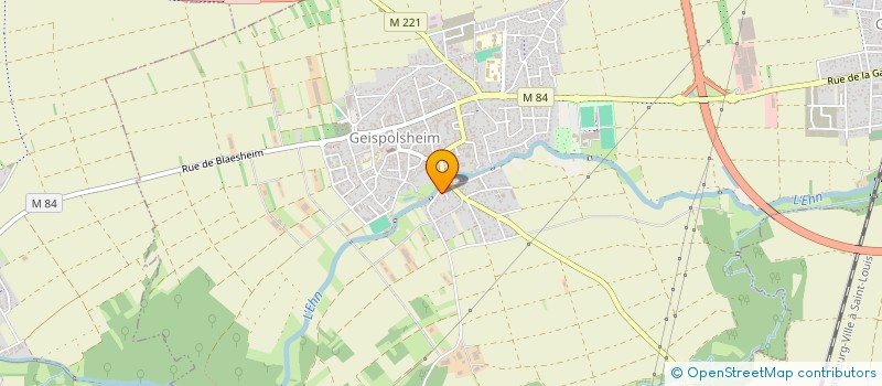 localisation de l'entreprise SCI S2M  GEISPOLSHEIM