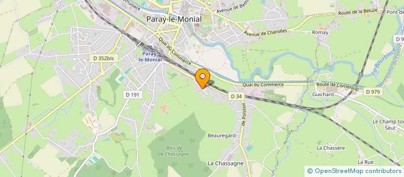 localisation de l'entreprise SCI S2M  PARAY-LE-MONIAL