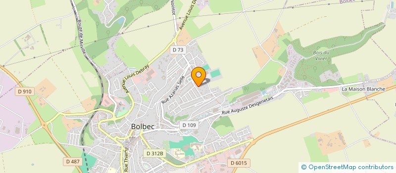 localisation de l'entreprise SCI S2MP  BOLBEC