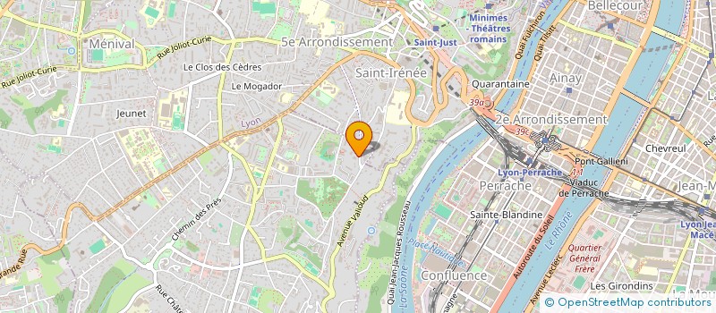 localisation de l'entreprise SCI S2V NICOLLE  SAINTE-FOY-LES-LYON