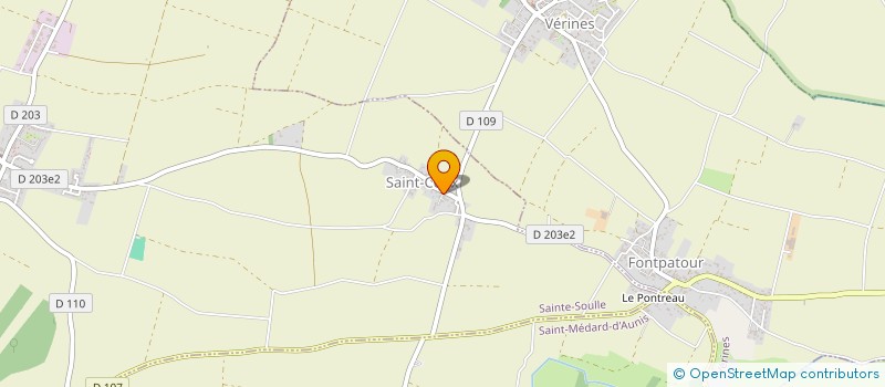 localisation de l'entreprise SCI S3J  SAINTE-SOULLE