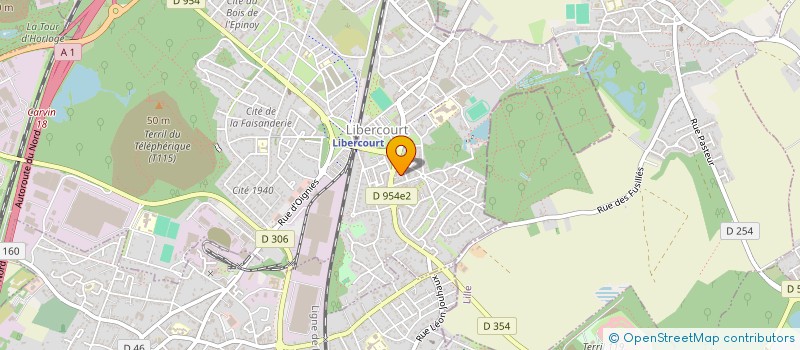 localisation de l'entreprise SCI S3S  LIBERCOURT