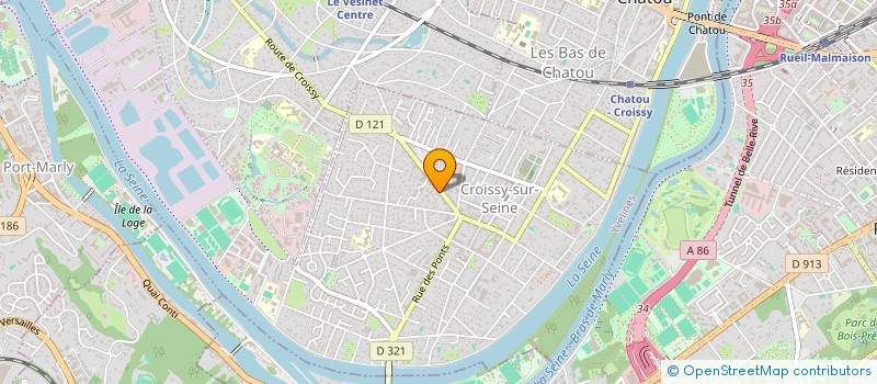 localisation de l'entreprise SCI S4 PRO  CROISSY-SUR-SEINE