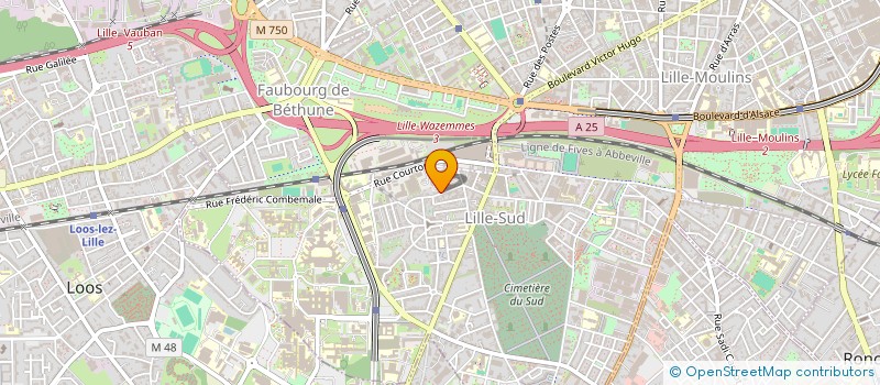 localisation de l'entreprise SCI SA à LILLE