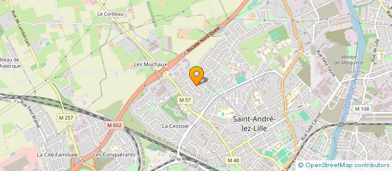 localisation de l'entreprise SCI SA  SAINT-ANDRE-LEZ-LILLE