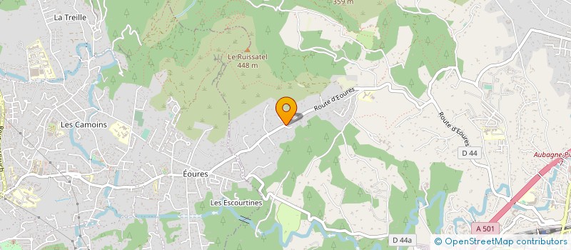 localisation de l'entreprise SCI SA.BA.TA.  AUBAGNE