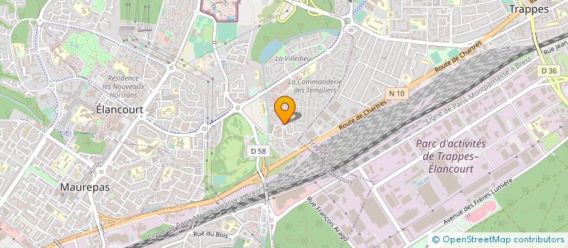 localisation de l'entreprise SCI SA CHA  ELANCOURT