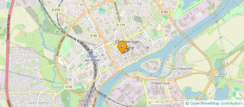 localisation de l'entreprise SCI SA.FO.VI. à CHALON-SUR-SAONE