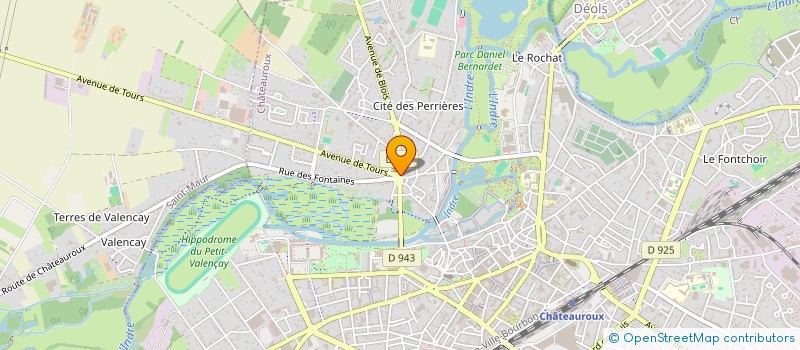 localisation de l'entreprise SCI SA-GA  CHATEAUROUX