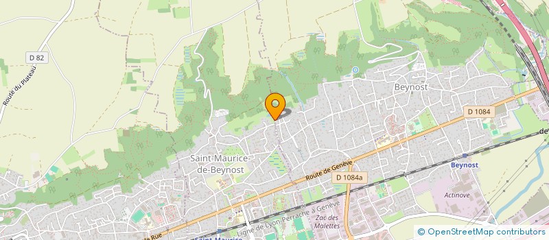 localisation de l'entreprise SCI SA INVEST à BEYNOST