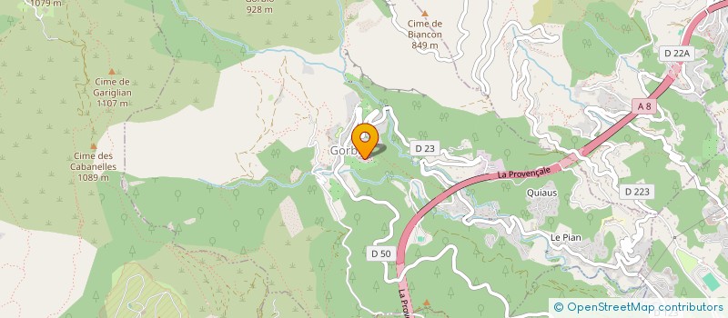 localisation de l'entreprise SCI SA MOUA  GORBIO