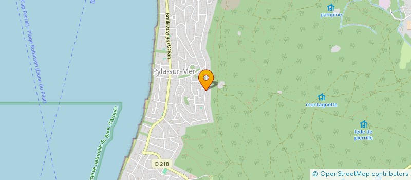 localisation de l'entreprise SCI SA RA à LA TESTE-DE-BUCH