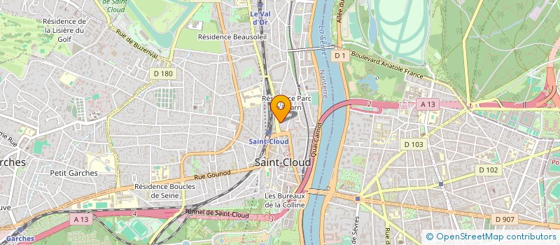 localisation de l'entreprise SCI SA.RO.ST à SAINT-CLOUD