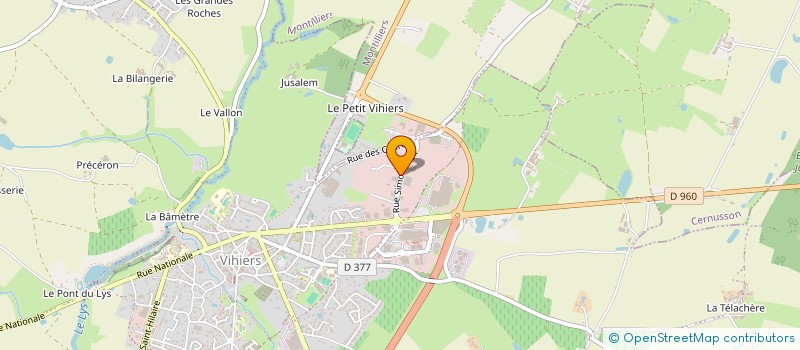 localisation de l'entreprise SCI SA2B à LYS-HAUT-LAYON