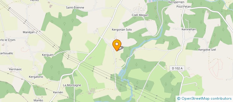 localisation de l'entreprise SCI SA2D  LANGUIDIC