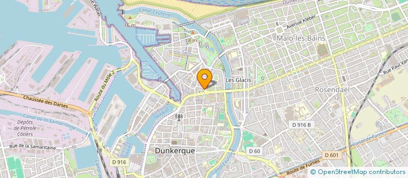 localisation de l'entreprise SCI SA2G à DUNKERQUE